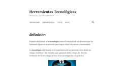 Desktop Screenshot of herramientastecnologicas.co