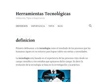 Tablet Screenshot of herramientastecnologicas.co